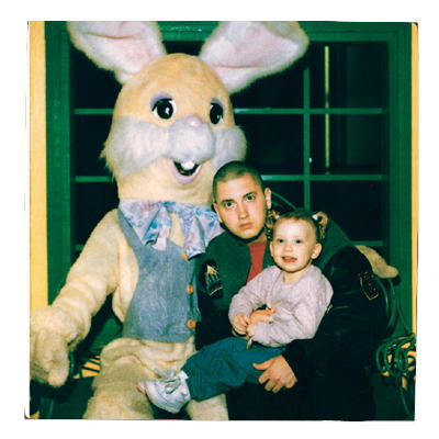 pics of eminem and his daughter 2010. eminem loves his daughter so